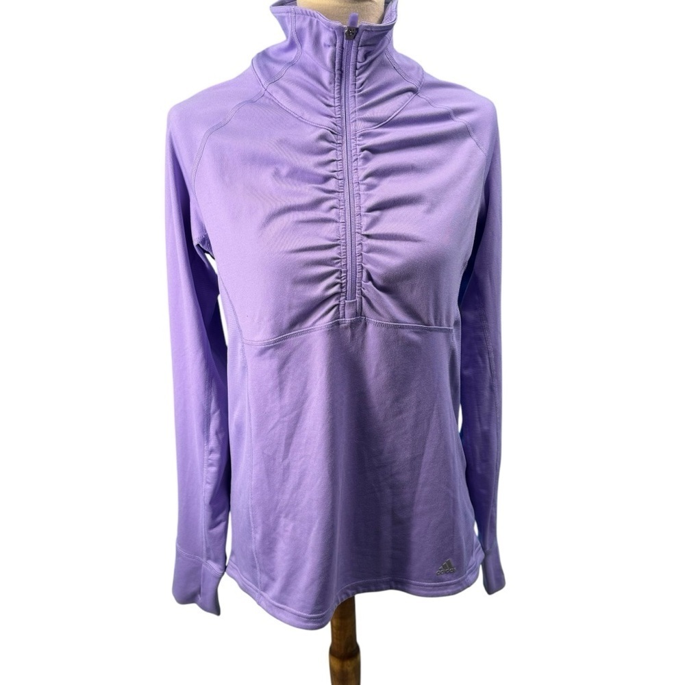 Adidas Full Zip Jacket, Purple, Size Large